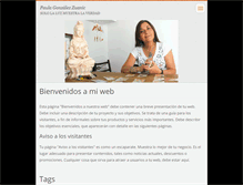 Tablet Screenshot of paulagonzalezz.com
